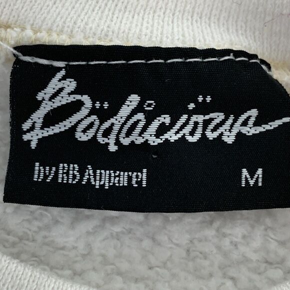 Vintage 90s Trinity Shamrocks Mom Sweatshirt High School USA White Womens Medium - Picture 6 of 8